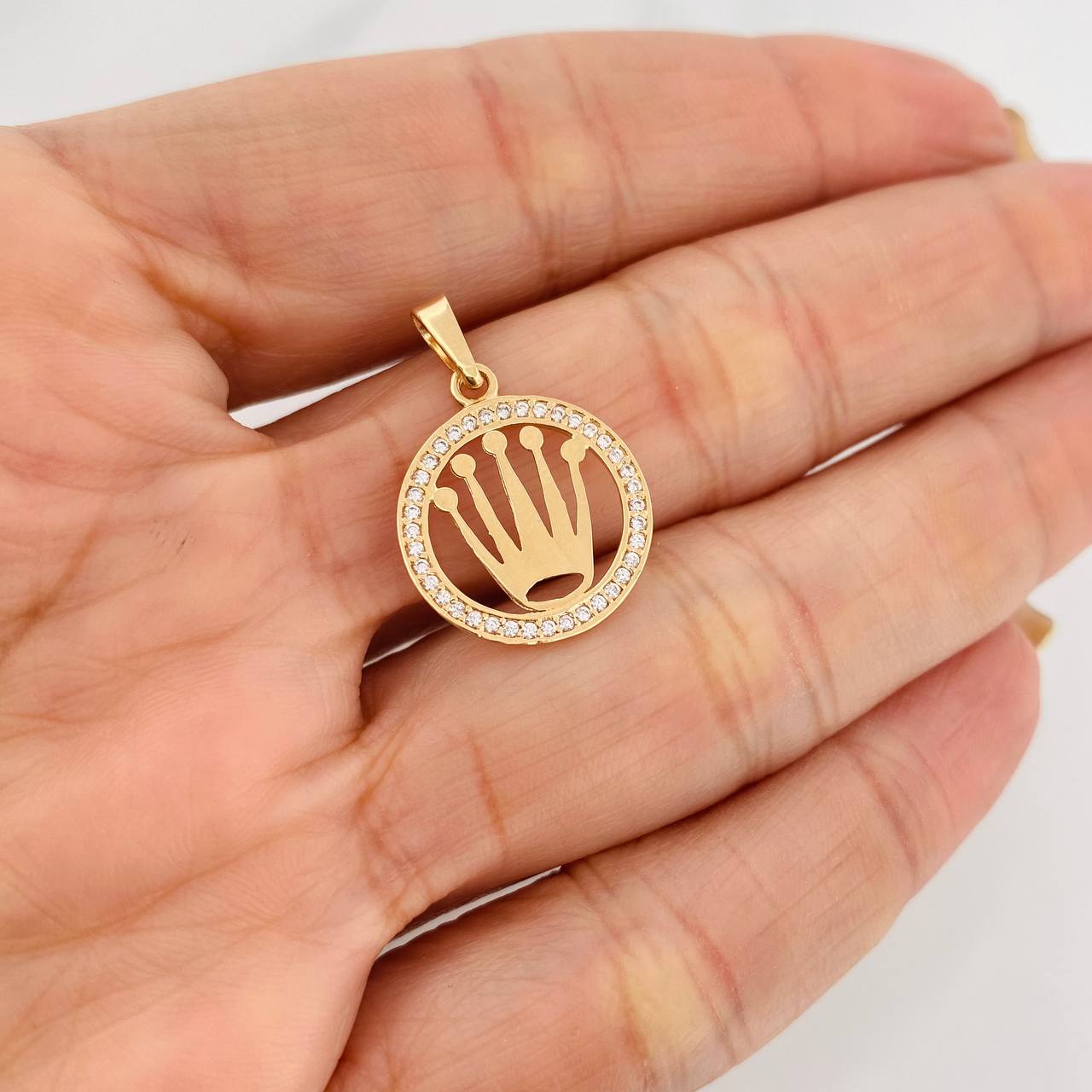 Dije Corona 1.2g / 1 in Oro Amarillo 18K