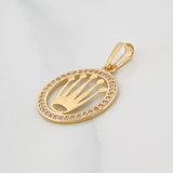 Dije Corona 1.2g / 1 in Oro Amarillo 18K