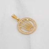 Dije Corona 1.2g / 1 in Oro Amarillo 18K