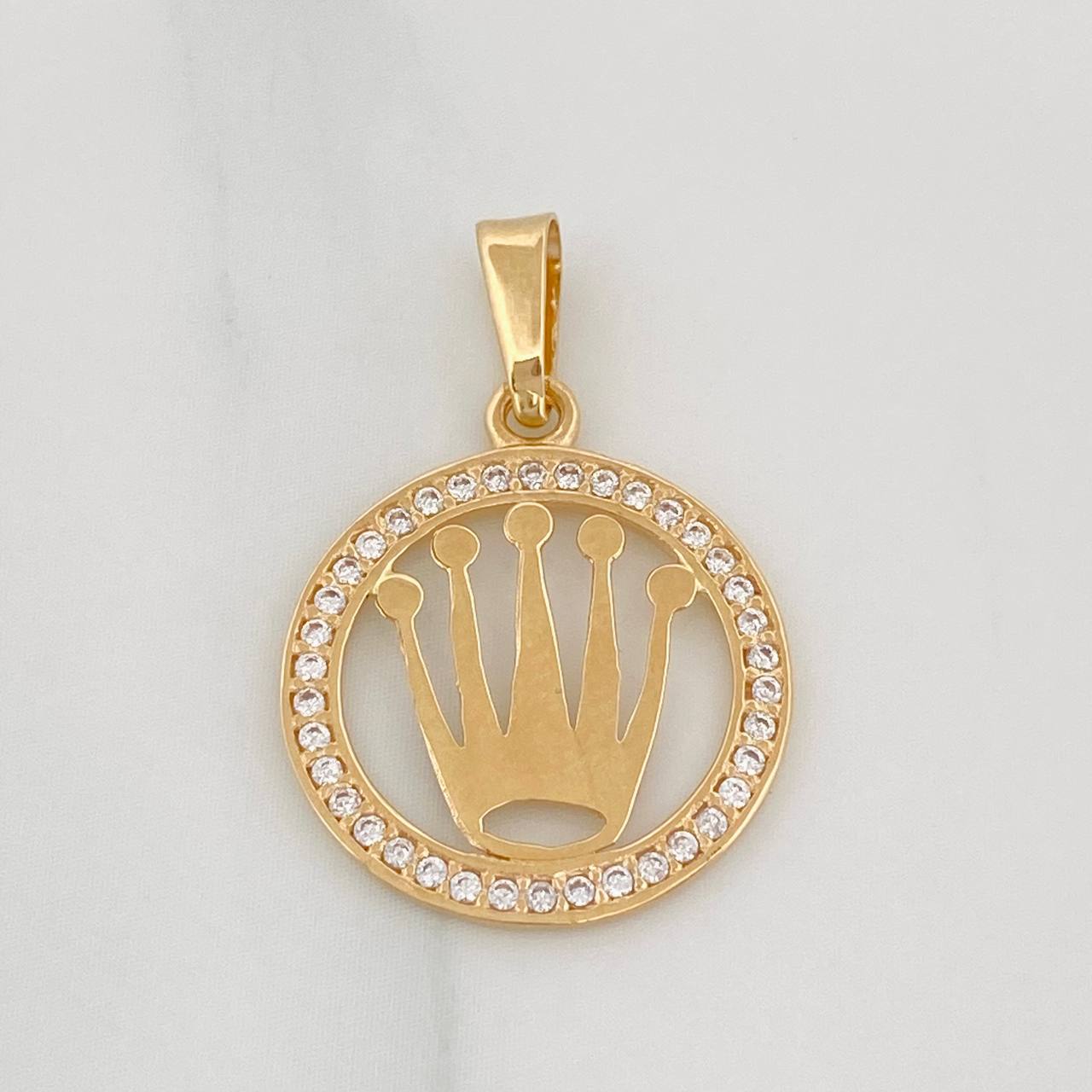 Dije Corona 1.2g / 1 in Oro Amarillo 18K