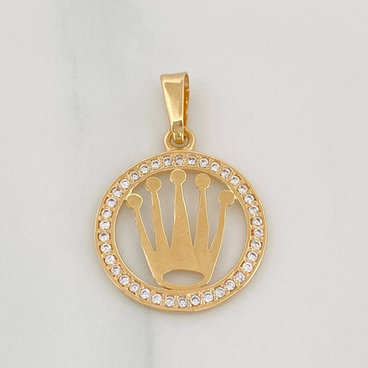 Dije Corona 1.2g / 1 in Oro Amarillo 18K