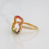 Anillo Oso Ts 2.55g / T6 Oro Amarillo 18K