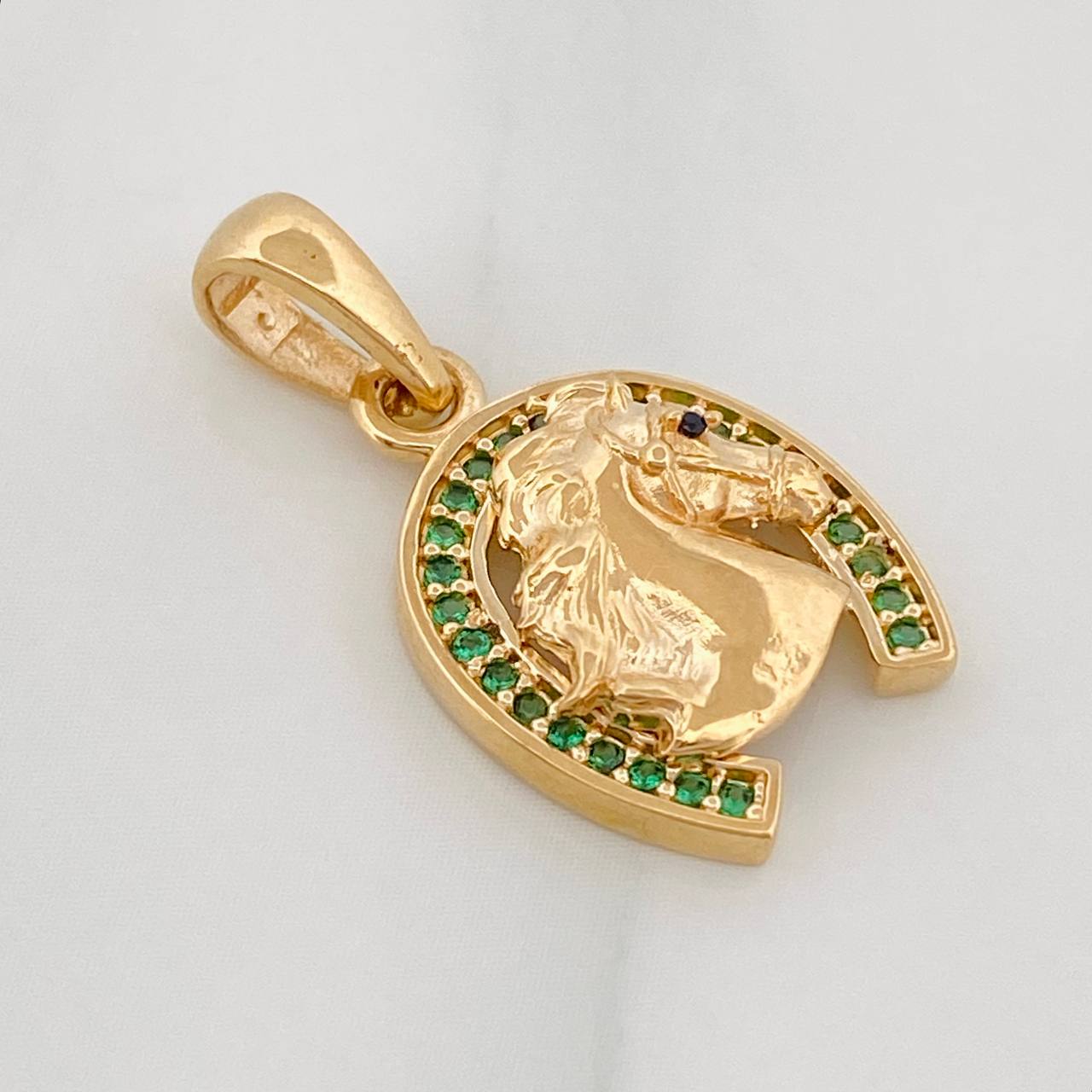 Dije Herradura Caballo 2.45g / 1 in Oro Amarillo 18K