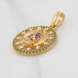 Dije Virgen Guadalupe 2.9g / 3/4 in Oro Amarillo 18K