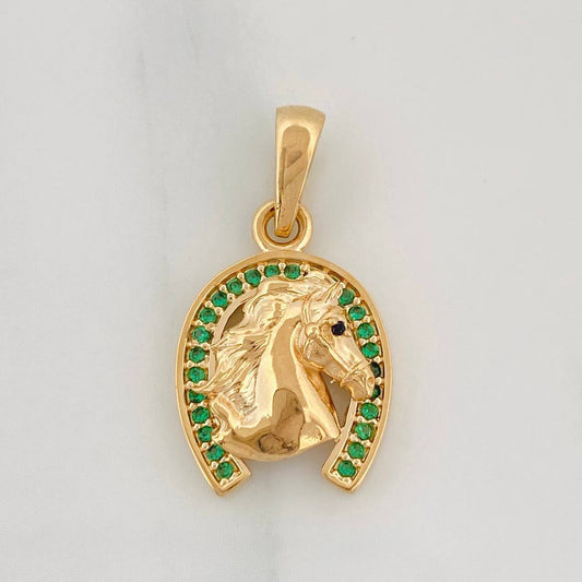 Dije Herradura Caballo 2.45g / 1 in Oro Amarillo 18K