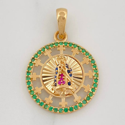 Pendant Virgin Guadalupe 2.9g / 3/4 in Yellow Gold 18K