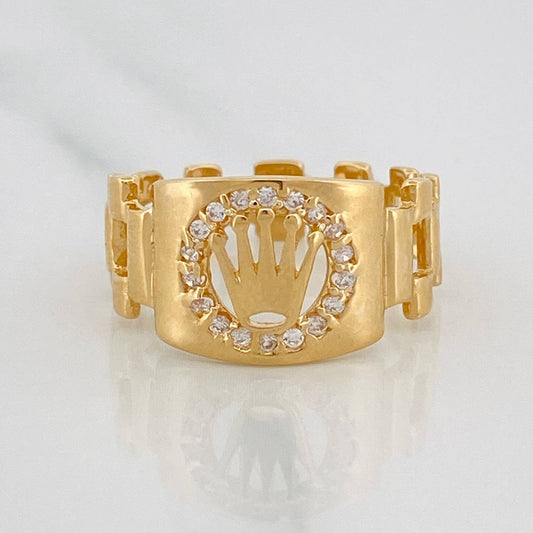 Anillo Correa Corona 3.8g / T8 1/2 Oro Amarillo 18K