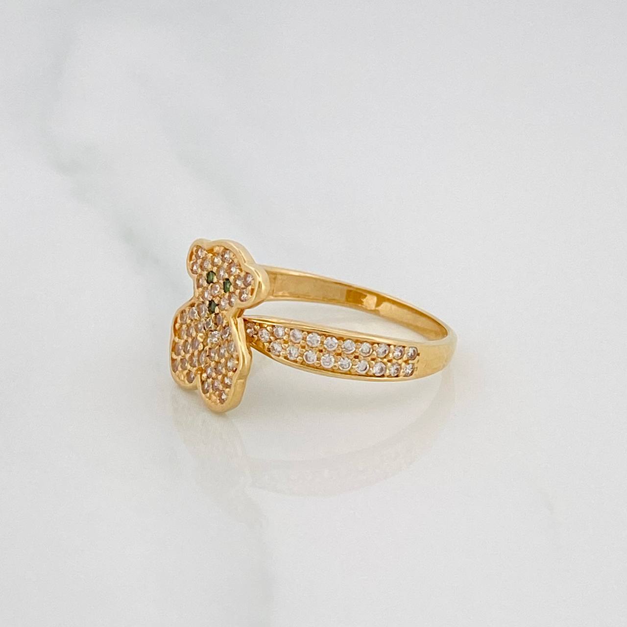 Anillo Oso Ts 2.55g / T7 Oro Amarillo 18K