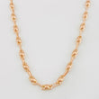 Cadena Rustica Burbuja 11.1g / 24 in / 3.4mm Oro Rosa 18K
