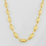 Cadena Rustica Corona 11.3g / 24 in / 4.5mm Oro Amarillo 18K