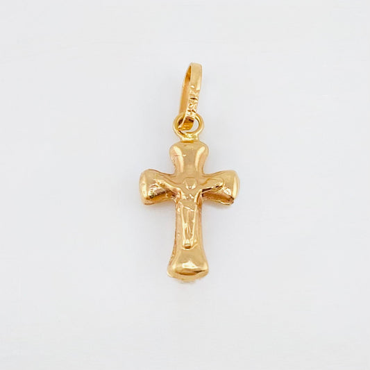 Dije Cruz Cristo 0.45gr / 3/4 in / Oro Rosa 18K ©