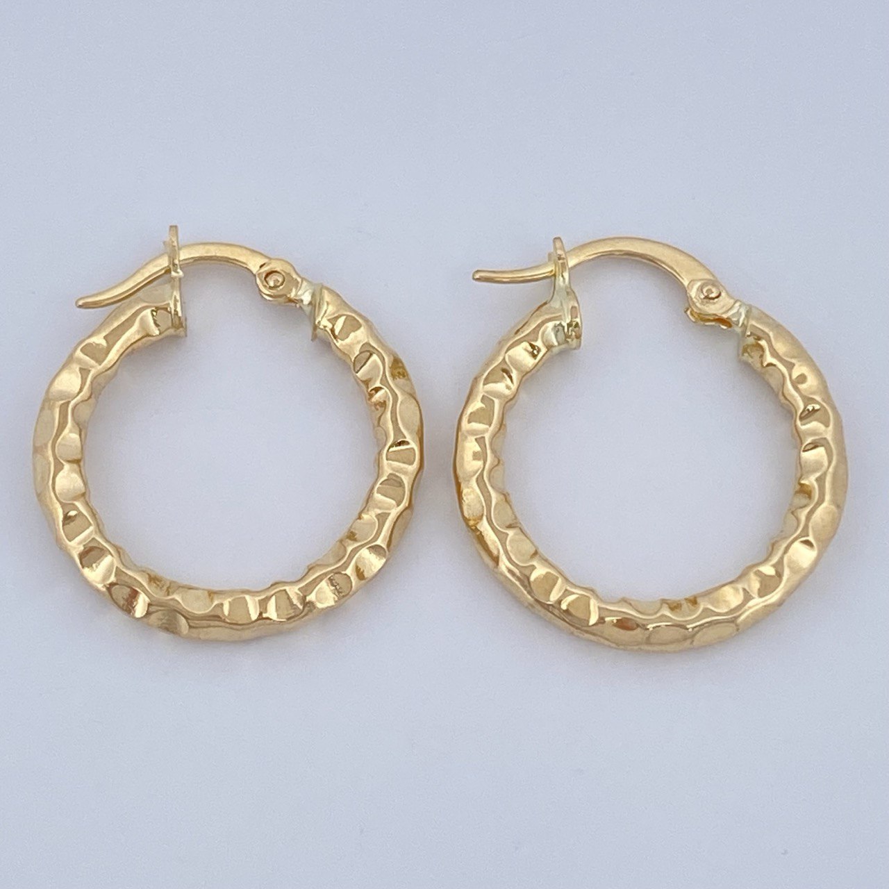 Hoop Earrings Majo 1.7gr / 0.8in / 18K Gold &