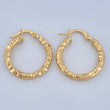 Hoop Earrings Majo 1.7gr / 0.8in / 18K Gold &