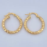 Hoop Earrings Majo 1.7gr / 0.8in / 18K Gold &