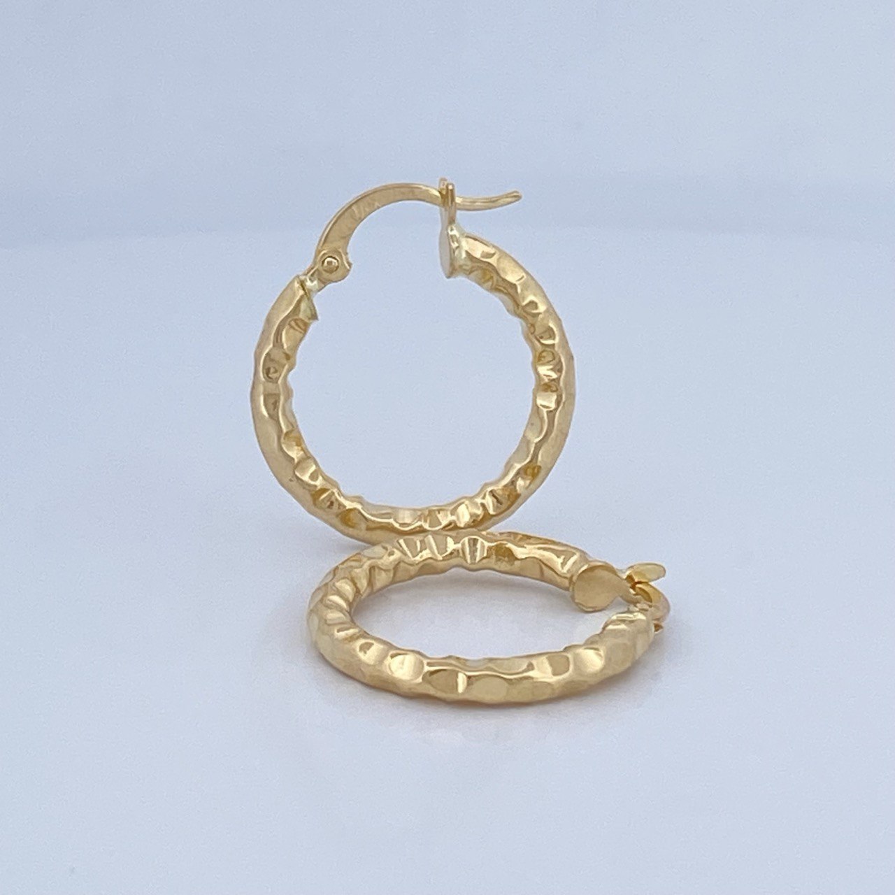 Hoop Earrings Majo 1.7gr / 0.8in / 18K Gold &