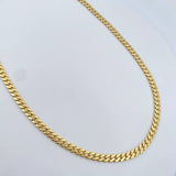 Cuban Links Infinite 19.2gr / 60cm / 4.9mm White Zircons Yellow Gold +2 18K &
