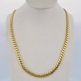Cuban Links Infinite 19.2gr / 60cm / 4.9mm White Zircons Yellow Gold +2 18K &