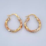 Hoop Earrings Ruka 2gr / 2cm / 18K Gold &