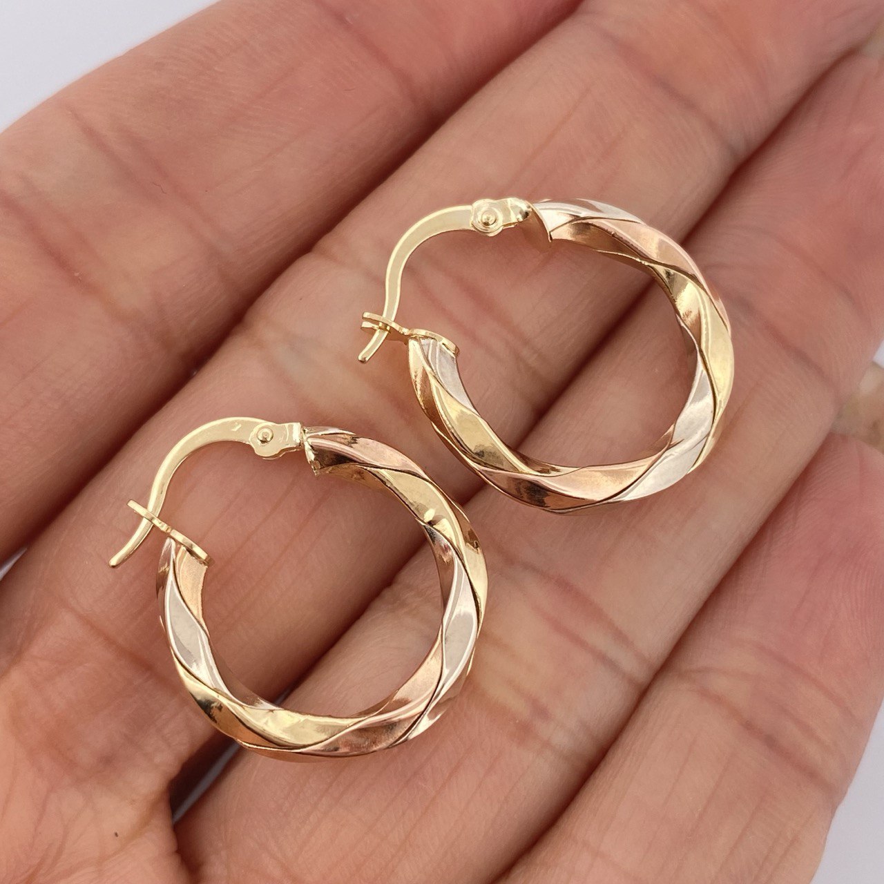Hoop Earrings Ruka 2gr / 2cm / 18K Gold &