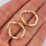 Hoop Earrings Ruka 2gr / 2cm / 18K Gold &
