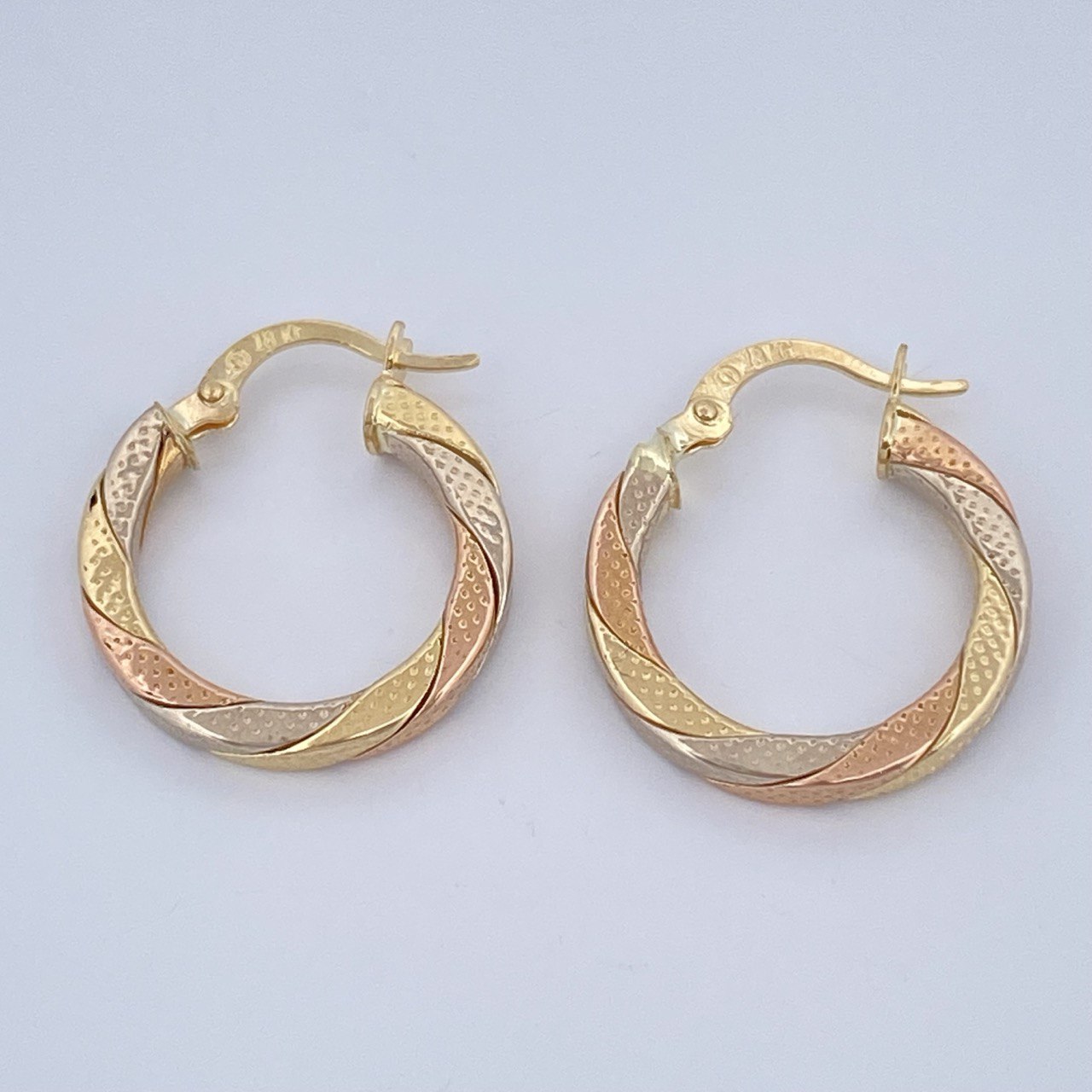 Hoop Earrings Majo 1.95gr / 2.2cm / 18K Gold &
