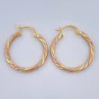 Hoop Earrings 1.7gr / 1.0in / 18K Gold &