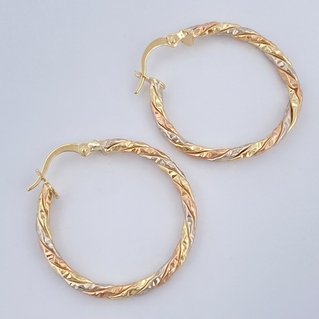 Hoop Earrings Majo 2.1gr / 3cm / 18K Gold &