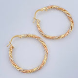 Hoop Earrings Majo 2.1gr / 3cm / 18K Gold &
