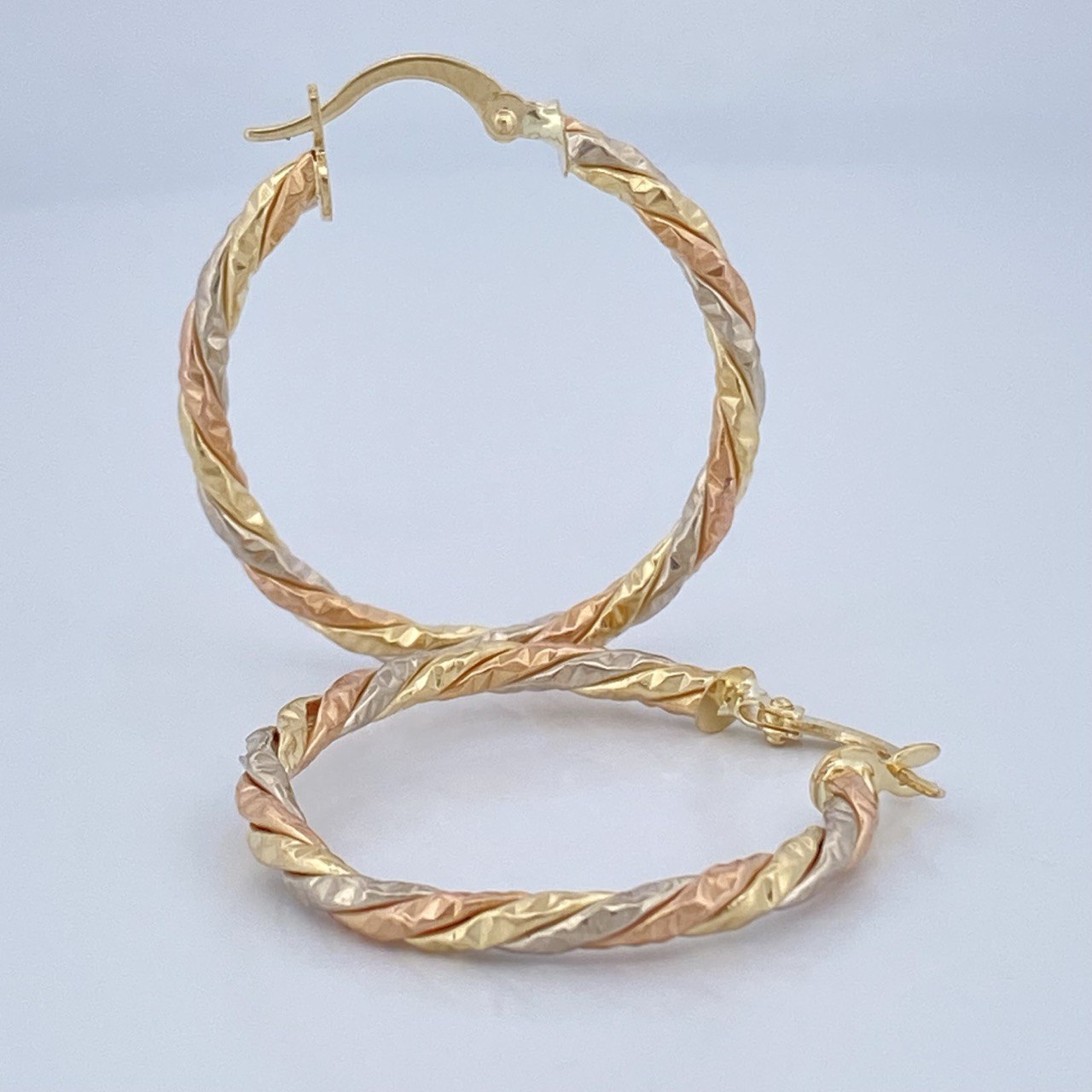 Hoop Earrings Majo 2.1gr / 3cm / 18K Gold &