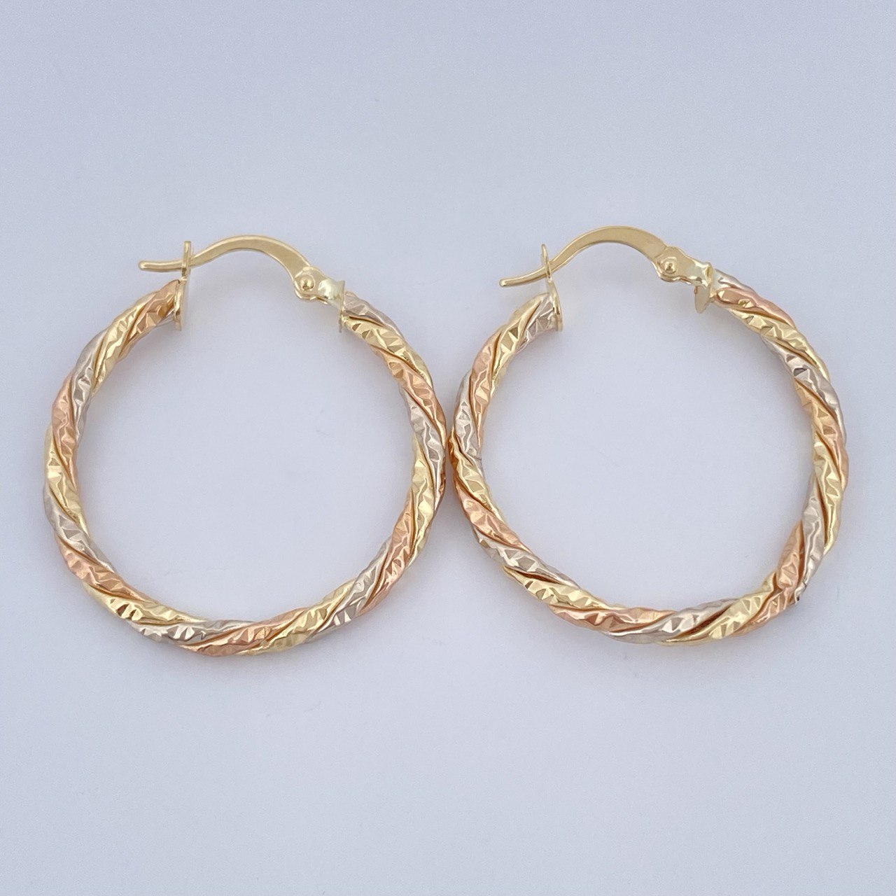 Hoop Earrings Majo 2.1gr / 3cm / 18K Gold &