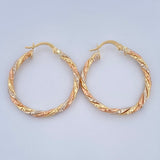 Hoop Earrings Majo 2.1gr / 3cm / 18K Gold &