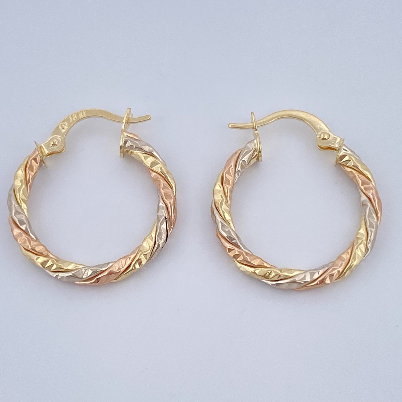 Hoop Earrings Majo 1.65gr / 2.3cm / 18K Gold &