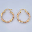 Hoop Earrings Majo 1.65gr / 2.3cm / 18K Gold &