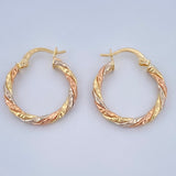 Hoop Earrings Majo 1.65gr / 2.3cm / 18K Gold &