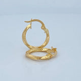 Hoop Earrings Yuli 0.85gr / 1.7cm / 18K Gold &