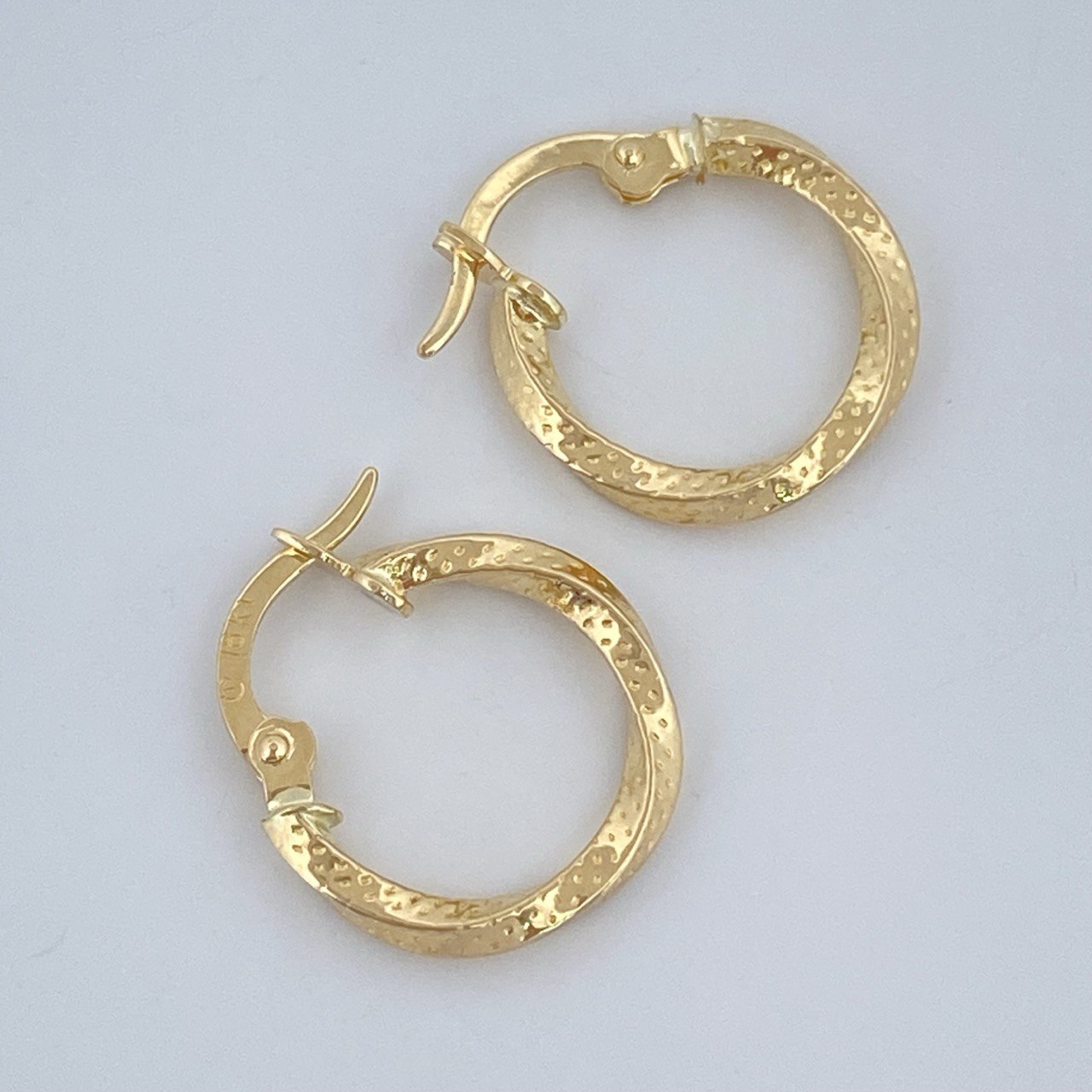 Hoop Earrings Yuli 0.85gr / 1.7cm / 18K Gold &