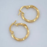 Hoop Earrings Yuli 0.85gr / 1.7cm / 18K Gold &