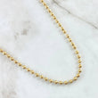 Cadena Militar 13.2gr / 60cm / 4mm Diamantada Oro Amarillo 18K
