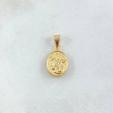 Pendant San Miguel Arcangel 0.7gr / 2cm / 18K Yellow Gold