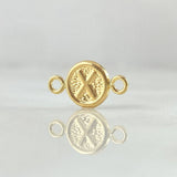 Herraje Letra X 0.35gr / 1/2 in / Oro Amarillo 18K !