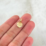 Pendant Heart 0.5gr / 1.7cm / Smooth Yellow Gold 18K