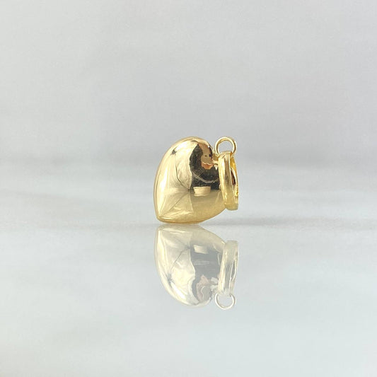 Pendant Smooth Heart 0.5gr / 1.7cm / Yellow Gold 18K ©