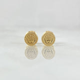 Topos Sello Corona 0.7gr / 7.5mm Oro Amarillo 18K