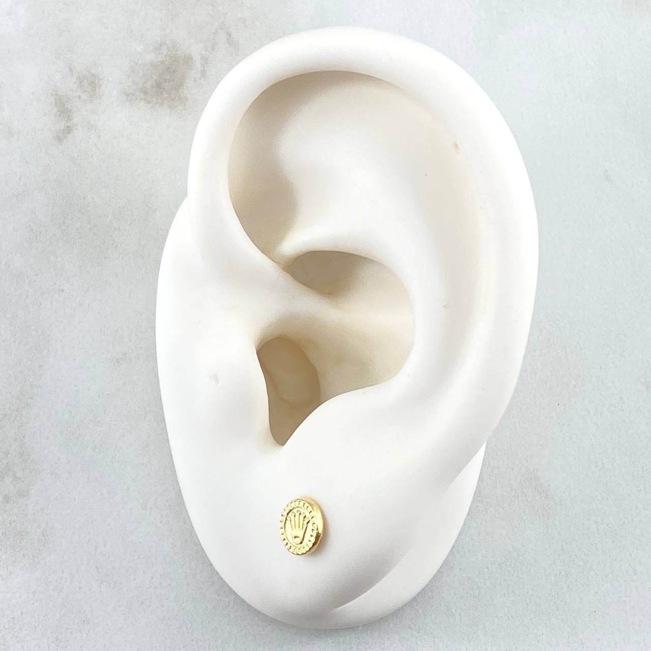 Topos Sello Corona 0.7gr / 7.5mm Oro Amarillo 18K