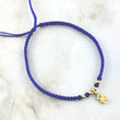Blue Bear Ts Choker Blue Zircons 1.45gr / 4mm Beads Polished 4 Units 18K Yellow Gold