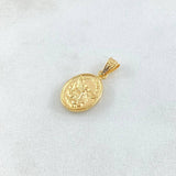 Pendant Saint Michael the Archangel 0.45gr / 0.7in / Framed Bail 18K Gold ©