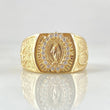 Virgin Rosary Ring 4.4gr / Size 7 1/4 / 18K Gold ©