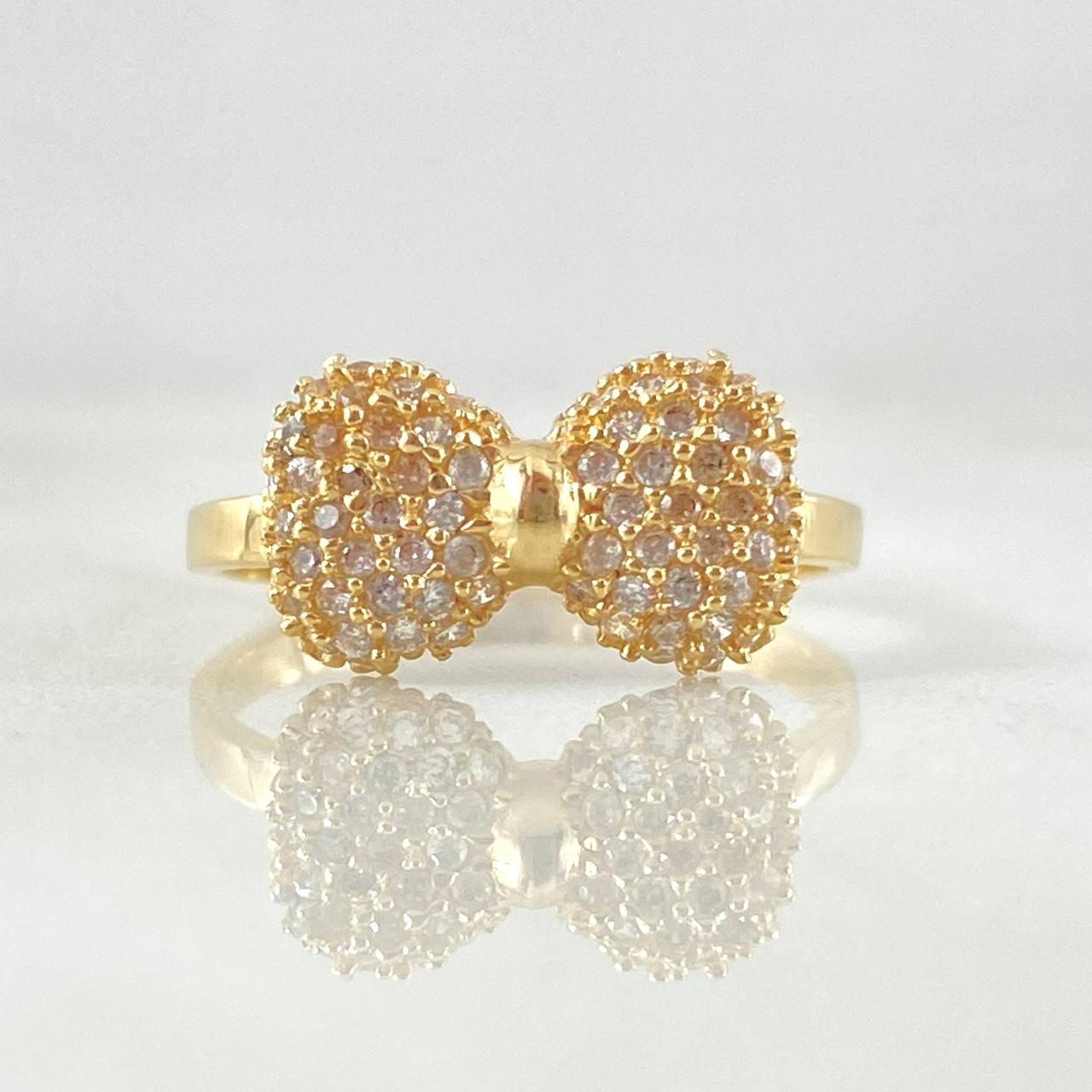 Anillo Moño 2.4gr / T5 3/4 / Oro 18K ©