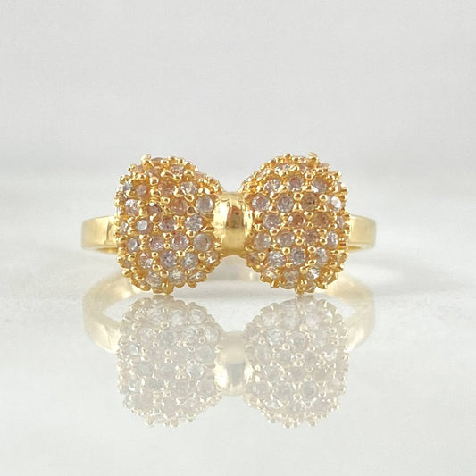 Anillo Moño 2.4gr / T5 3/4 / Oro 18K ©