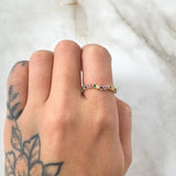 Anillo Ola Carril 1.25gr / T7 1/2 / Oro 18K ©
